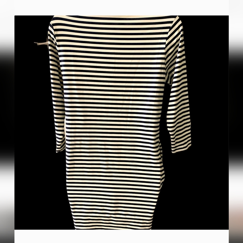 Juicy Couture Vintage Beach Royalty Cover Up Dress pockets stripped Small
